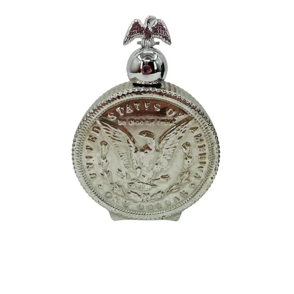 Vintage Avon Liberty Dollar Decanter with Oland After Shave & Box